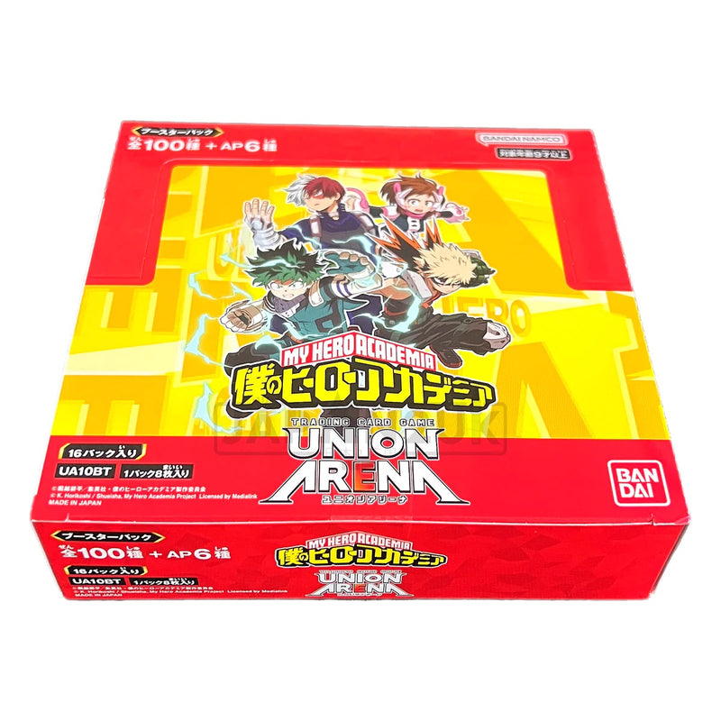 Union Arena My Hero Academia Booster Box - 16 Packs - Japanese Card Game Bandai Namco