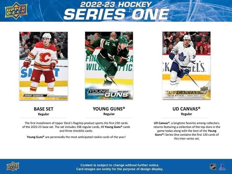 2022-23 Upper Deck Series 1 Hockey Tin Card Game Upper Deck