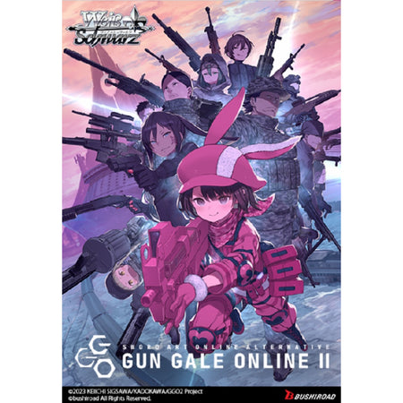 Weiss Schwarz TCG: Gun Gale Online II: Extra Booster Box - 6 Packs Card Game Bushiroad