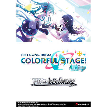 Weiss Schwarz TCG: Hatsune Miku: Colorful Stage! Booster Box - 12 Packs Card Game Bushiroad