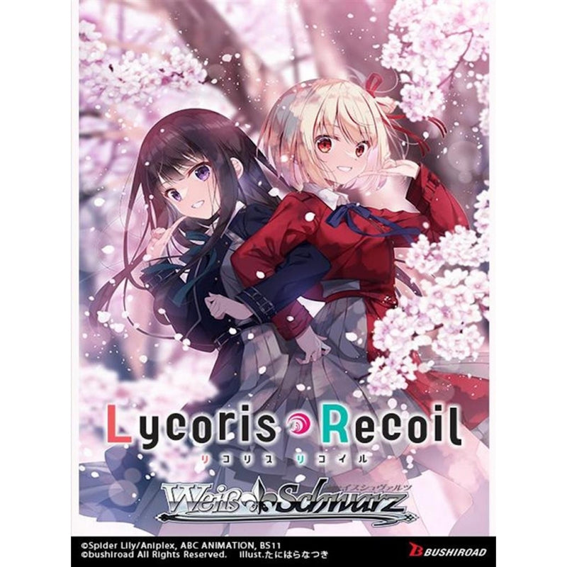 Weiss Schwarz TCG: Lycoris Recoil Premium Booster Box - 6 packs Card Game Bushiroad