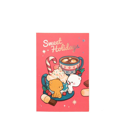 Milk Mocha Bear: Christmas Card - Sweet Holidays Greeting & Note Cards Milk Mocha Bear