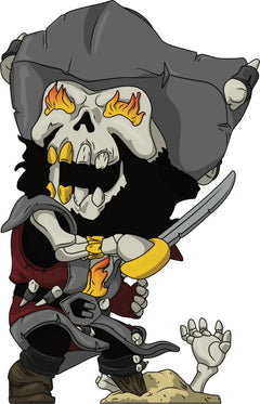Youtooz: Sea of Thieves - Captain Flameheart Vinyl Figure #3 Toys & Games Youtooz