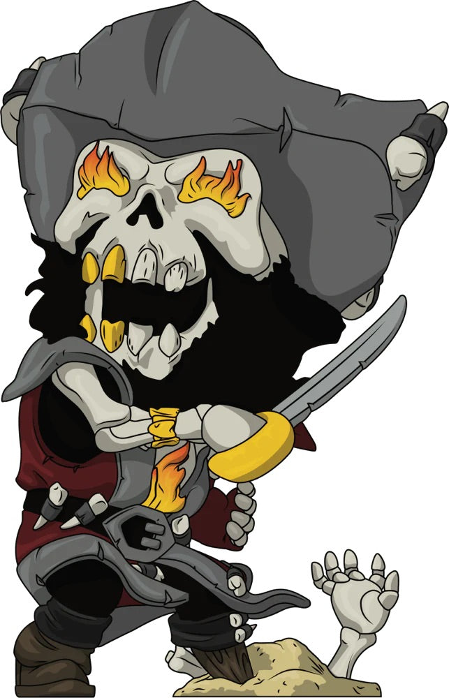 Youtooz: Sea of Thieves - Captain Flameheart Vinyl Figure #3 Toys & Games Youtooz