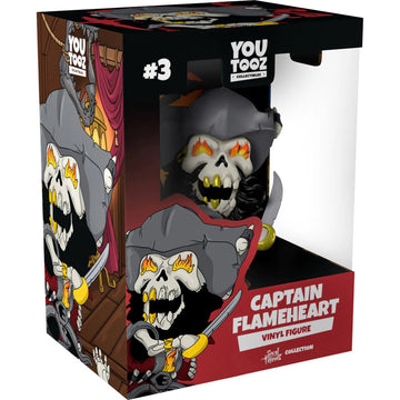 Youtooz: Sea of Thieves - Captain Flameheart Vinyl Figure #3 Toys & Games Youtooz