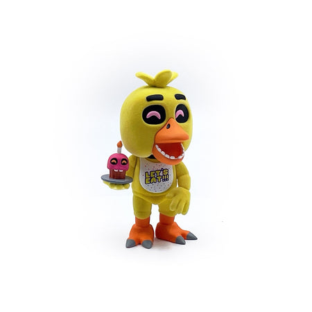 Youtooz: Five Nights at Freddy's Collection - Chica Flocked Edition Vinyl Figure Toys & Games Youtooz