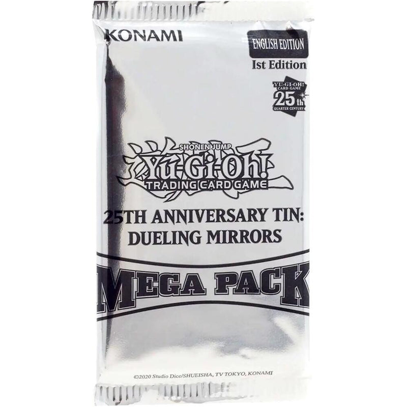 Yu-Gi-Oh! TCG: 25th Anniversary Tin Dueling Mirrors Mega Pack Booster Pack Card Game Konami