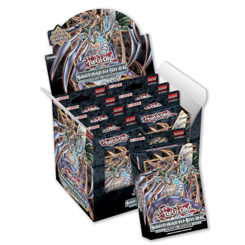 Yu-Gi-Oh! TCG: Cyber Dragon Revolution Structure Deck Display Case - 8 Decks Per Display Case Card Game Konami