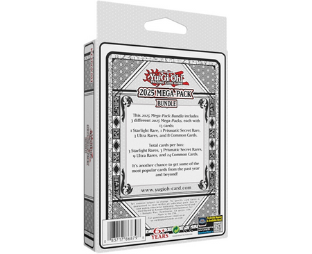 Yu-Gi-Oh! TCG: 2025 Mega Pack Bundle Tuckbox - 1st Edition Card Game Konami
