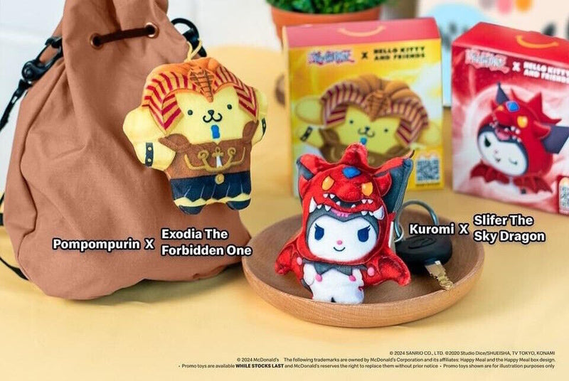 Yu-Gi-Oh x Hello Kitty & Friends x McDonald's Limited Edition Plush – Keroppi as Kuriboh Toys & Games Konami