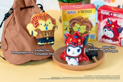 Yu-Gi-Oh x Hello Kitty & Friends x McDonald's Limited Edition Plush – Badtz-maru as Red-Eyes Black Dragon Toys & Games Konami