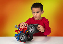 ZOOB Zoobmobile Racerz Car Designer Kit Moving Building Modeling System - 88 Pieces Construction Set Toys & Games Zoob