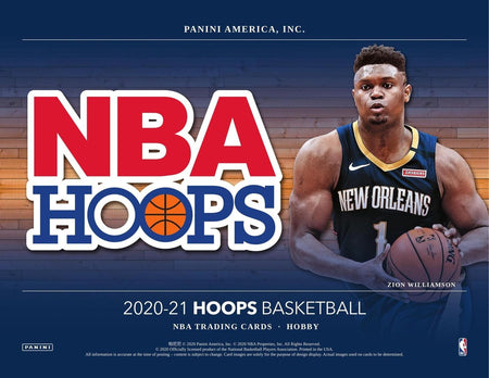 Panini NBA Hoops Basketball Hobby Box 2020-21 Card Game Panini