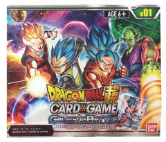 Dragon Ball Super TCG: Galactic Battle Booster Box - Series 1 - 24 Packs Card Game Bandai Namco