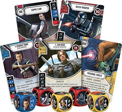 Star Wars Destiny TCG: Spirit of Rebellion Booster Box - 36 Packs, Dice Included Card Game Fantasy Flight Games