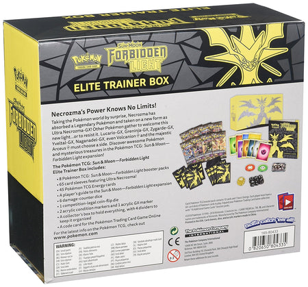 Pokemon TCG Sun & Moon - Forbidden Light Elite Trainer Box Card Game Pokemon