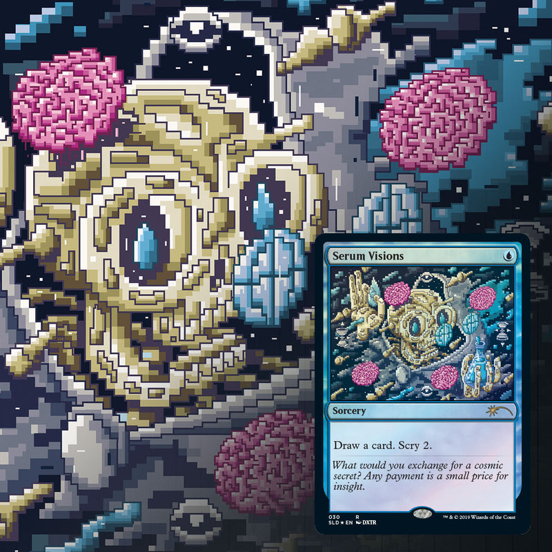 Magic the Gathering: Secret Lair Seeing Visions (Foil) Card Game Wizards of the Coast