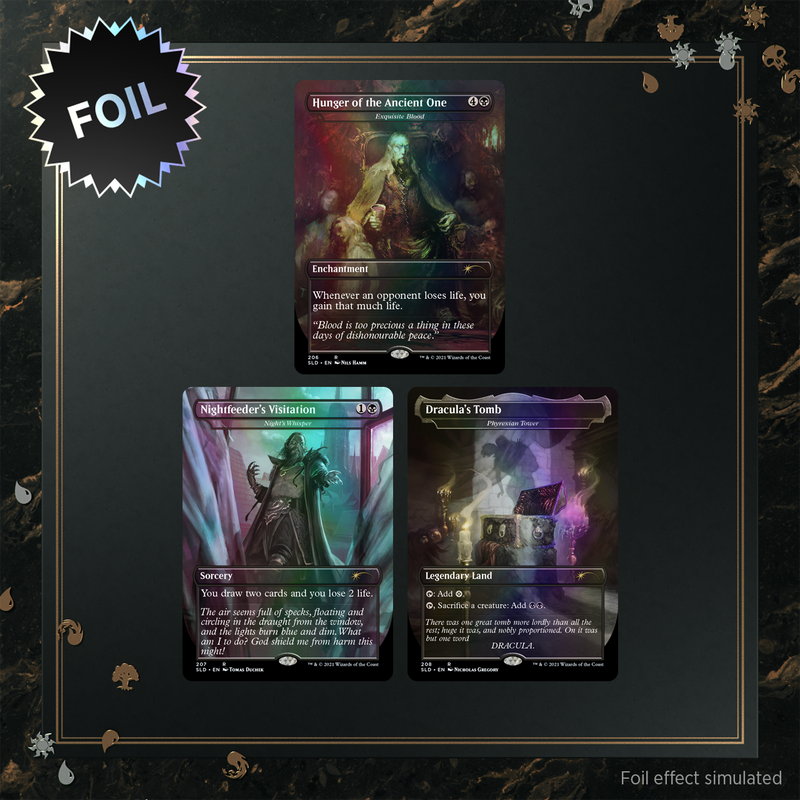 Magic the Gathering: Secret Lair Welcome to Castle Dracula (Foil) Card Game Wizards of the Coast
