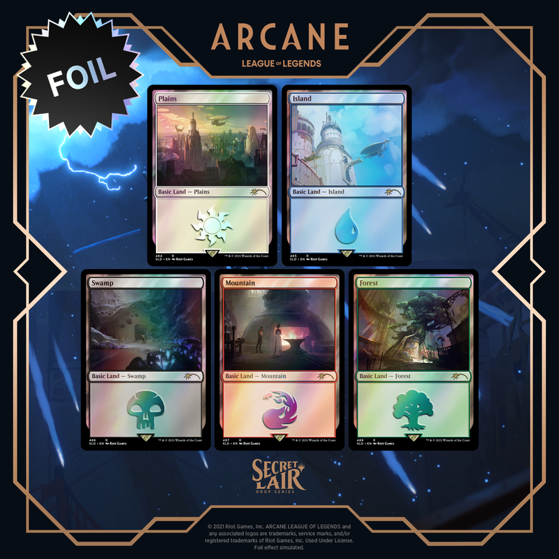Magic the Gathering: Secret Lair x Arcane Lands (Foil) Card Game Wizards of the Coast