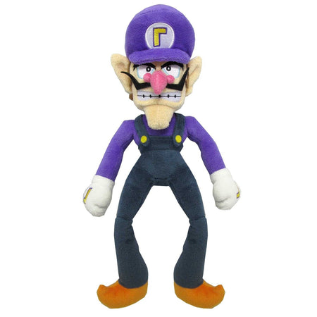 Super Mario All Star Collection Waluigi Plush 13" Toys & Games Sanei
