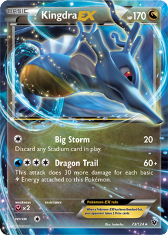 Pokemon TCG - Kingdra-EX Box Card Game Pokemon