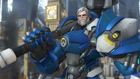 Funko POP! Games - Overwatch: Reinhardt Super Sized Vinyl Figure - Best Buy Exclusive #184 Toys & Games Funko