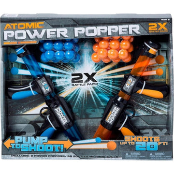 HogWild Atomic Power Poppers - 2X Battle Pack Toys & Games Hog Wild