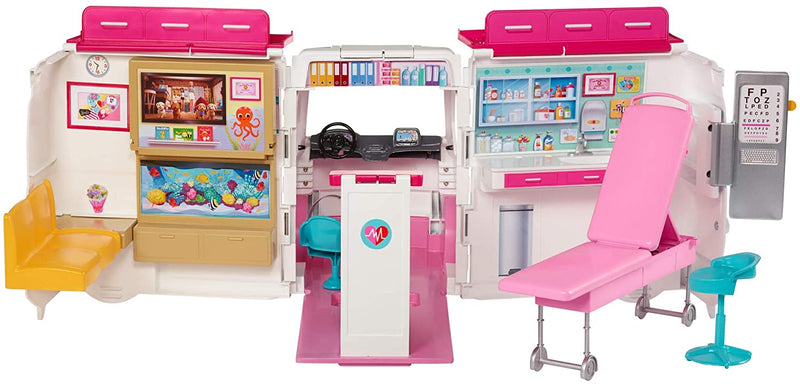 Barbie Care Clinic - Ambulance and Hospital Playset Toys & Games Mattel