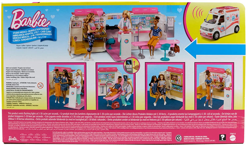Barbie Care Clinic - Ambulance and Hospital Playset Toys & Games Mattel