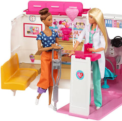 Barbie Care Clinic - Ambulance and Hospital Playset Toys & Games Mattel