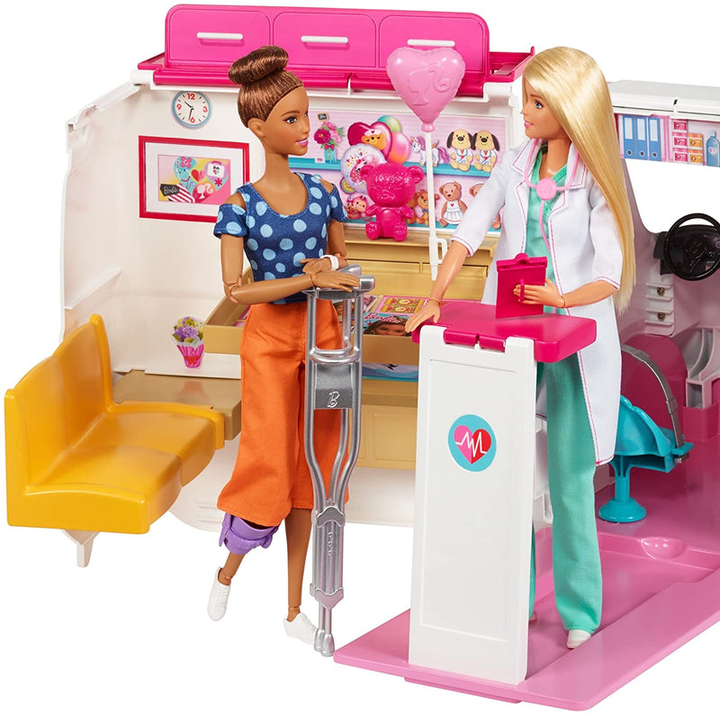 Barbie Care Clinic - Ambulance and Hospital Playset Toys & Games Mattel