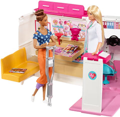 Barbie Care Clinic - Ambulance and Hospital Playset Toys & Games Mattel