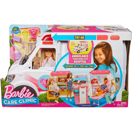 Barbie Care Clinic - Ambulance and Hospital Playset Toys & Games Mattel
