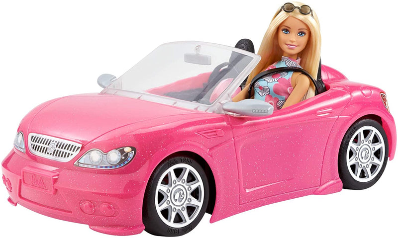 Barbie Convertible Vehicle and Doll Pack Toys & Games Mattel