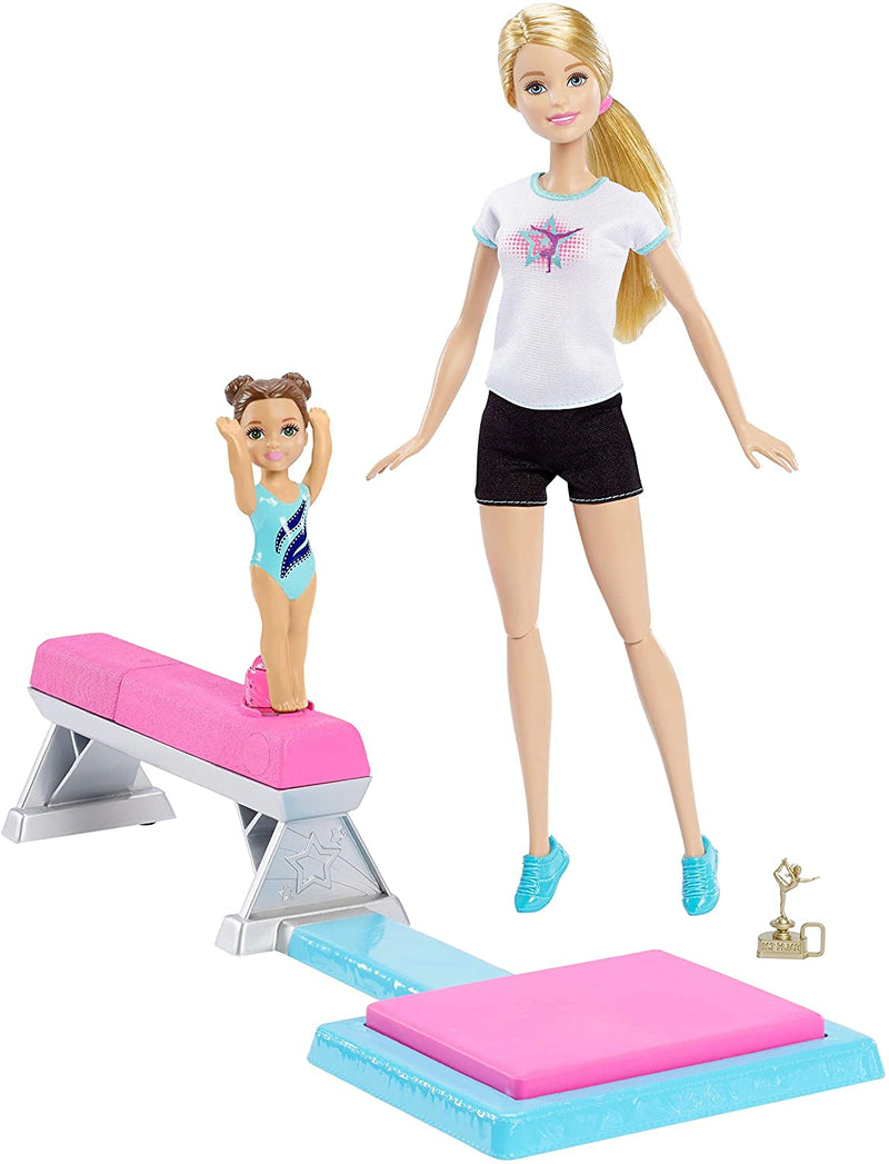 Barbie Flippin Fun Gymnast Playset Toys & Games Mattel