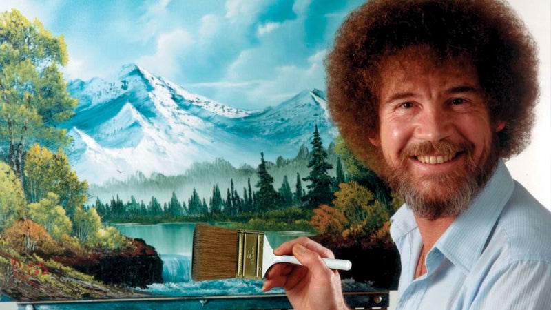 Funko POP! Television - The Joy of Painting: Bob Ross with Paintbrush Vinyl Figure Toys & Games Funko