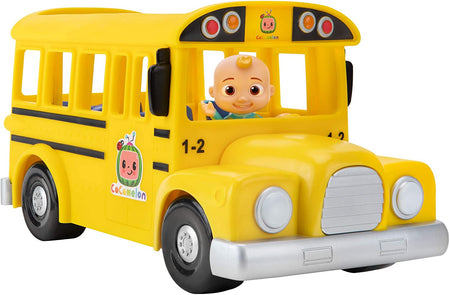 CoComelon Musical Yellow School Bus with JJ Figure Toys & Games Jazwares
