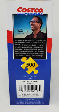 Eric Dowdle: Costco Wholesale Exclusive Jigsaw Puzzle (500 pieces) Board Game Dowdle
