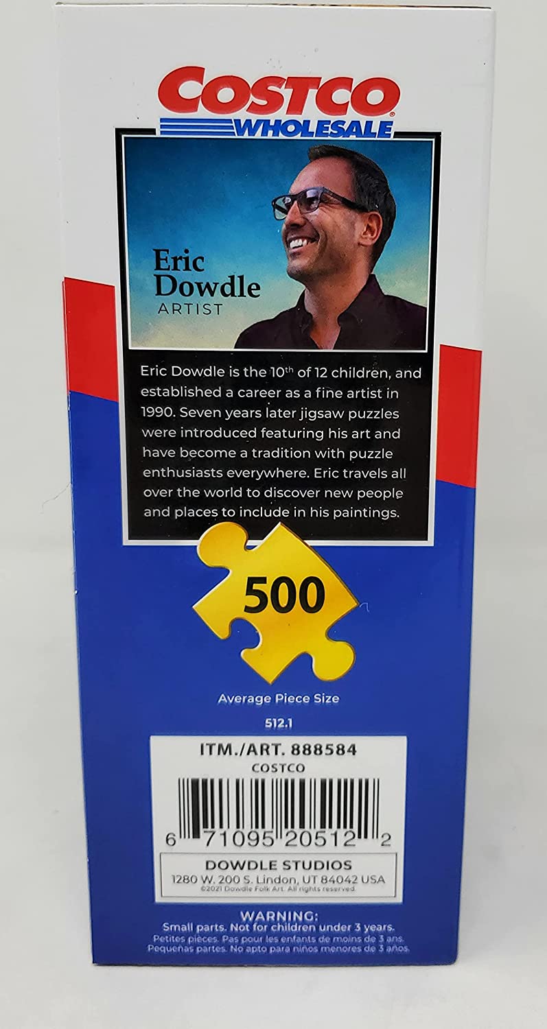 Eric Dowdle: Costco Wholesale Exclusive Jigsaw Puzzle (500 pieces) Board Game Dowdle