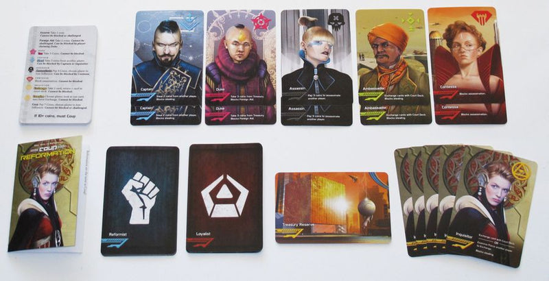 Coup: Reformation Card Game Indie Boards & Cards