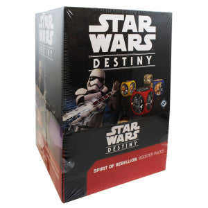Star Wars Destiny TCG: Spirit of Rebellion Booster Box - 36 Packs, Dice Included Card Game Fantasy Flight Games