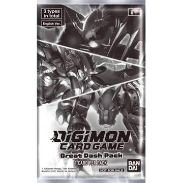 Digimon Card Game: Great Dash Pack - 1 Card Per Pack Card Game Bandai Namco