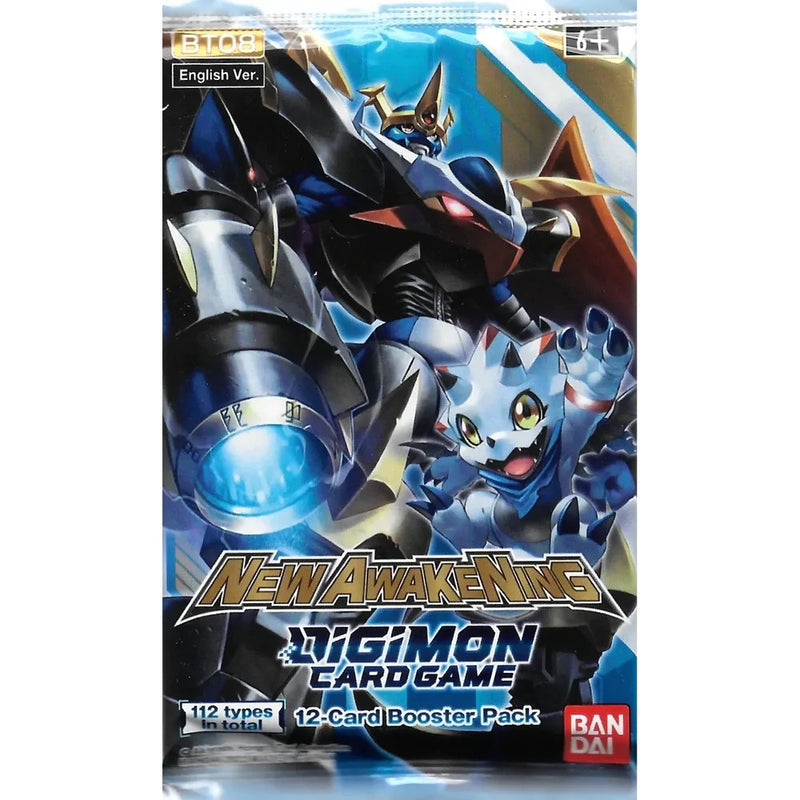 Digimon Card Game: New Awakening (BT-08) Booster Box - 24 Packs Card Game Bandai Namco
