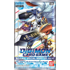 Digimon Card Game: Release Special Booster Ver.1.0 (BT01-03) Booster Box - 24 Packs Card Game Bandai Namco