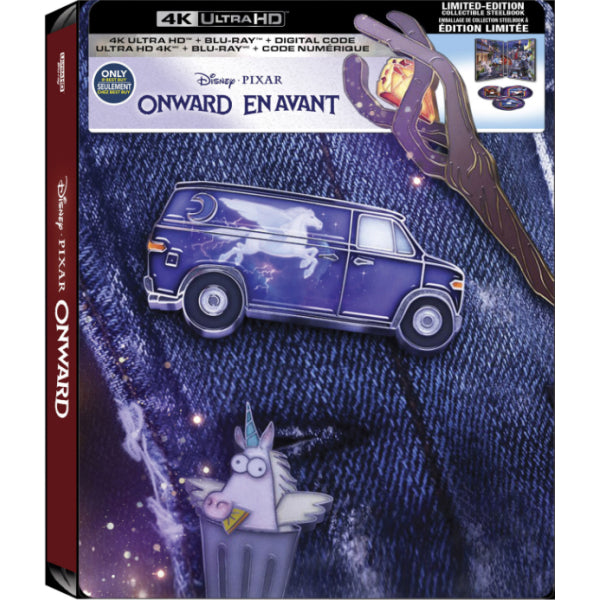 Disney Pixars Onward 4k Limited Edition Collectible Steelbook Bes