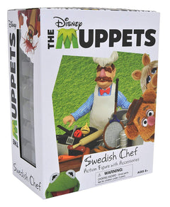 Disney's The Muppets Swedish Chef Action Figure w/ Accessories - Deluxe Select Toys & Games Disney