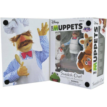 Disney's The Muppets Swedish Chef Action Figure w/ Accessories - Deluxe Select Toys & Games Disney