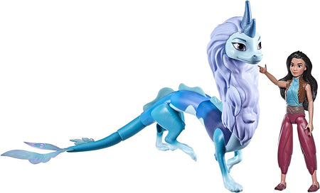 Disney's Raya and The Last Dragon Color Splash Raya and Sisu Dragon Water Toy Toys & Games Hasbro