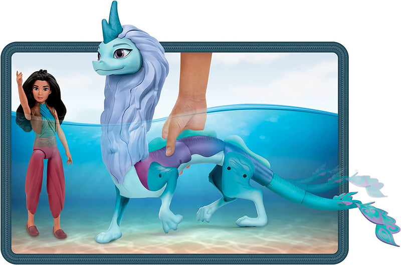Disney's Raya and The Last Dragon Color Splash Raya and Sisu Dragon Water Toy Toys & Games Hasbro