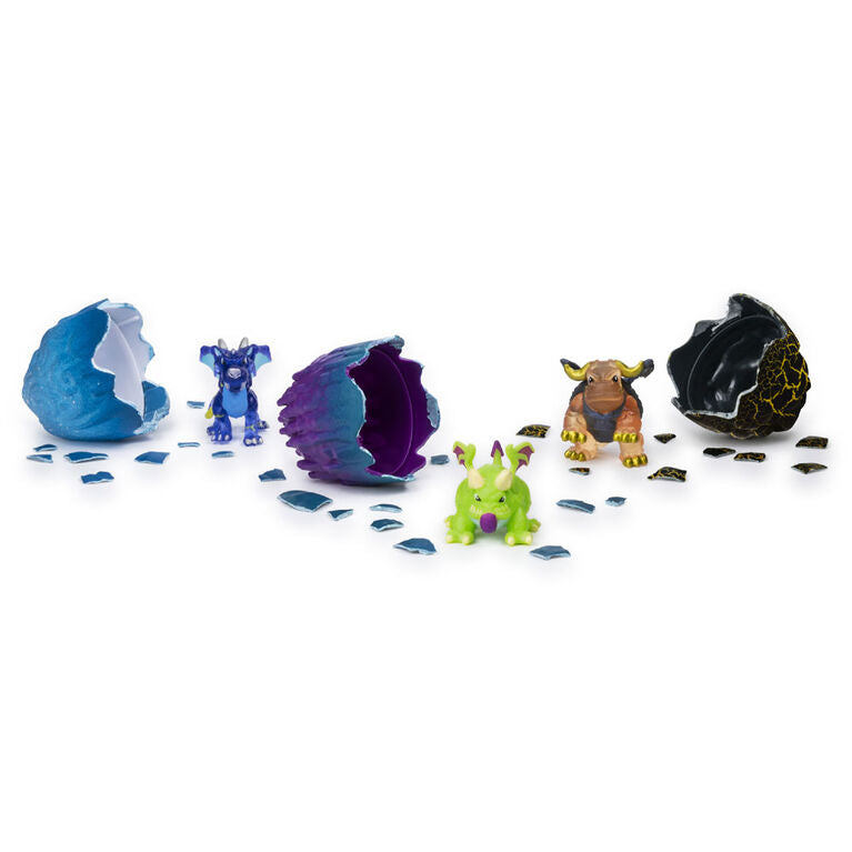 Dragamonz: Dragon Multi 3-Pack - Collectible Figure and Trading Card Game Card Game Spin Master